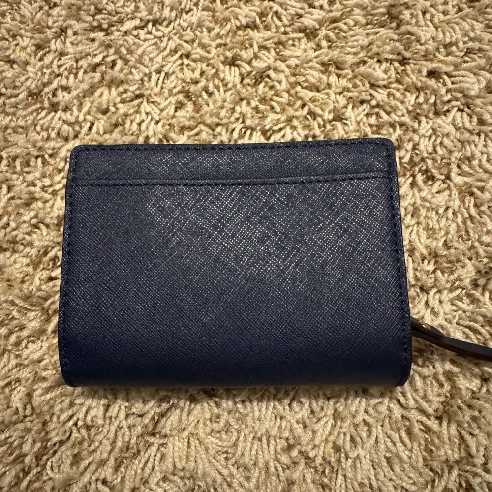 Kate Spade Navy Blue Women's Bi-fold Medium Wallet - Picture 2 of 4